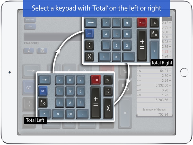 Adding Machine 10Key for iPad