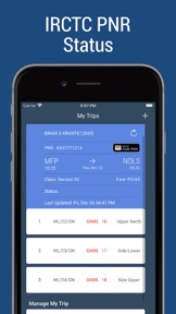 Indian Railway Train Enquiry screenshot