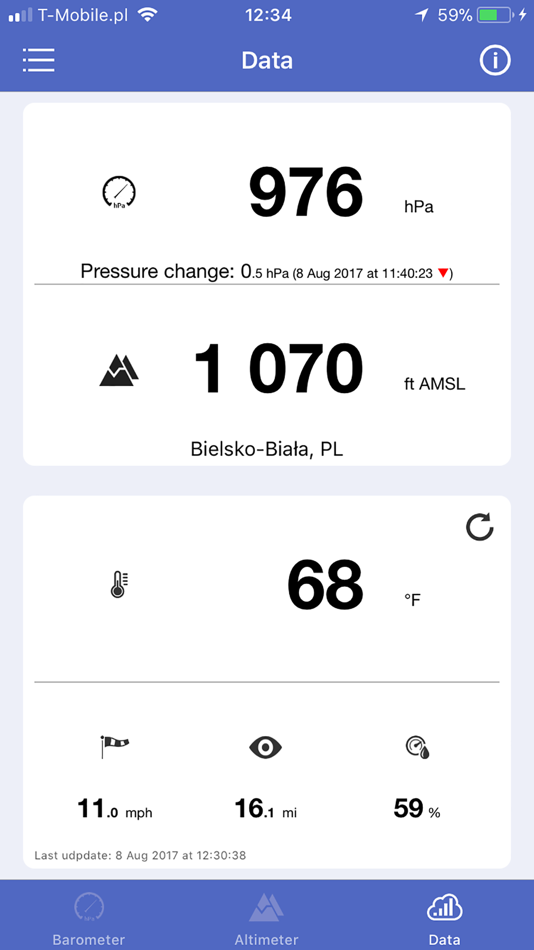 #2. Barometer & Altimeter & Thermo (iOS) 由: ExaMobile S.A.