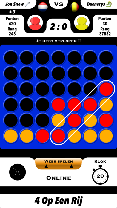 4 Op Een Rij Bordspel