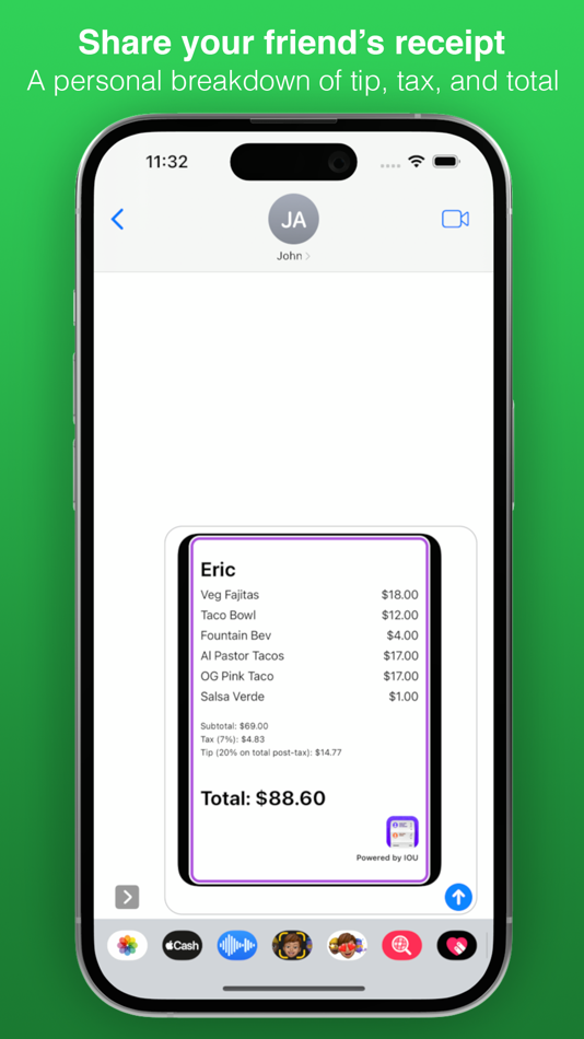 #4. IOU: Easily Split Your Tab (iOS) 게시자: Eric Agredo