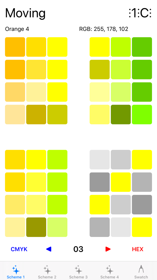 #3. Scheme Color (iOS) 由: Roberto Antonio Campusano Acosta