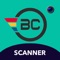BC scanner app is organized with a dynamic outlook