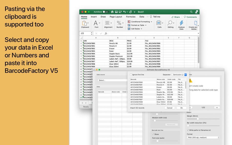 #4. Softmatic BarcodeFactory V5 (macOS) 由: Softmatic GmbH