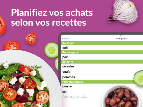 Screenshot #6 pour Liste de courses OurGroceries