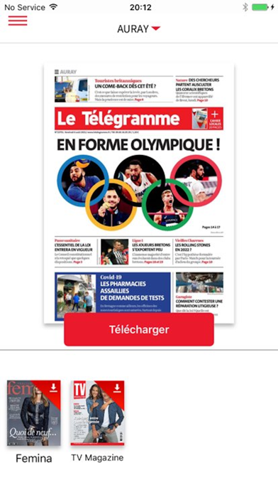 Journal Le Télégramme Screenshot
