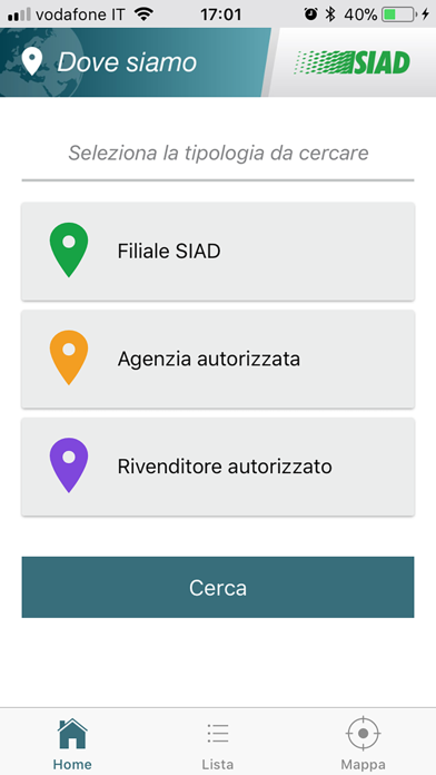 SIAD dove siamo Screenshot