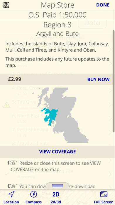 UK Map Screenshot