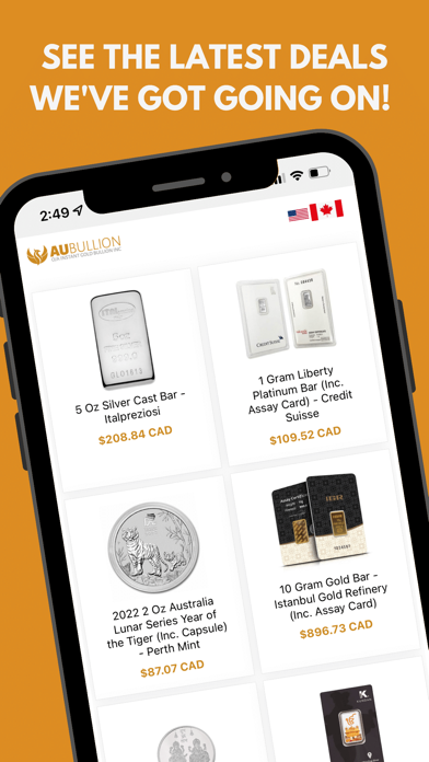 Au Bullion Screenshot