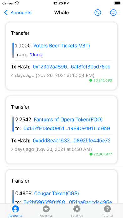 Fantom Blockchain Explorer Screenshot