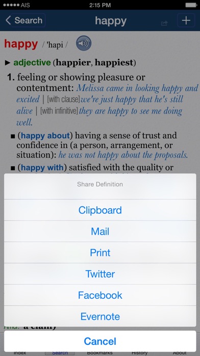 Oxford Dictionary of English 2 Screenshot
