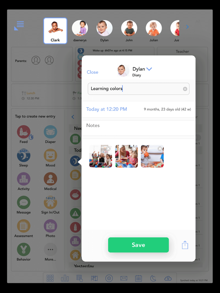Baby Connect Newborn Tracker