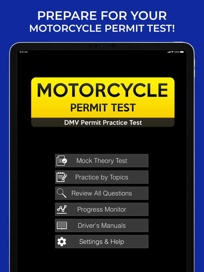 DMV Motorcycle Permit Test