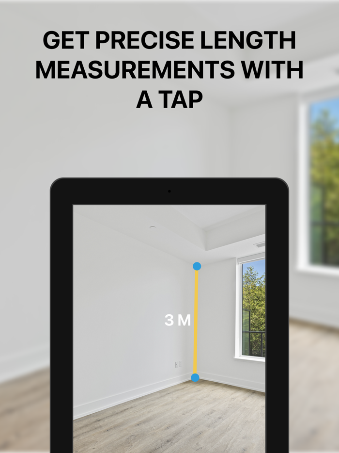 Measure height with camera.