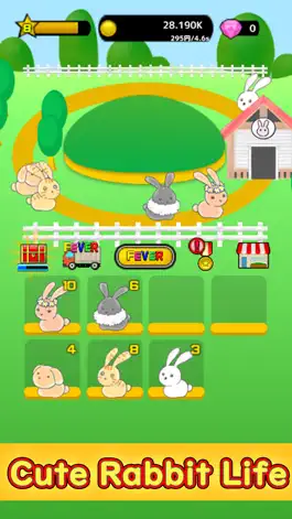 Game screenshot RabbitFarmStory puzzleIdleGame apk