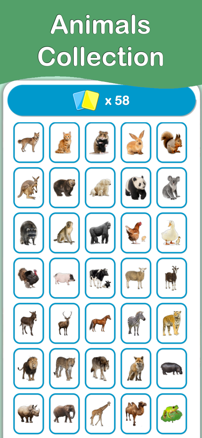 Animals Cards PRO