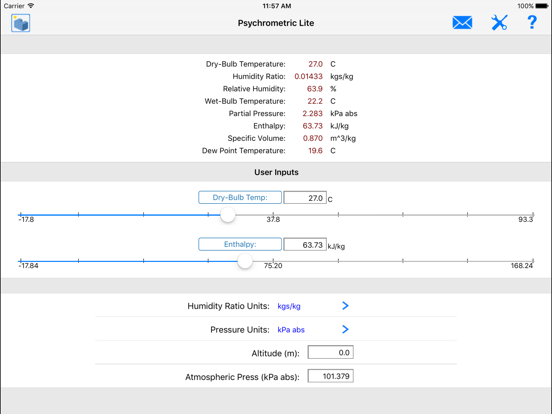 Screenshot #4 pour HVAC Psychrometric LT