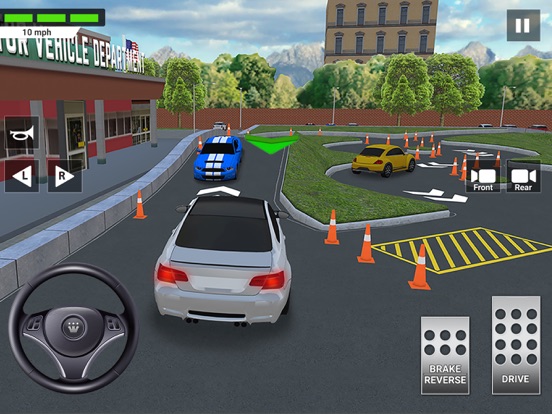 Rijexamen simulator autospel iPad app afbeelding 8