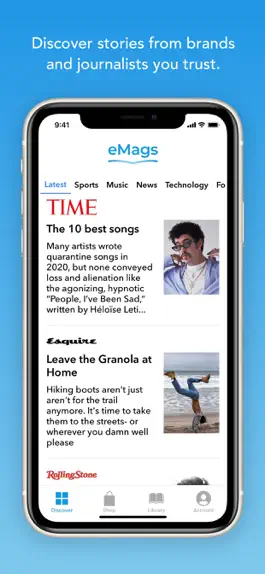 Game screenshot eMags - Listen & Read Stories apk