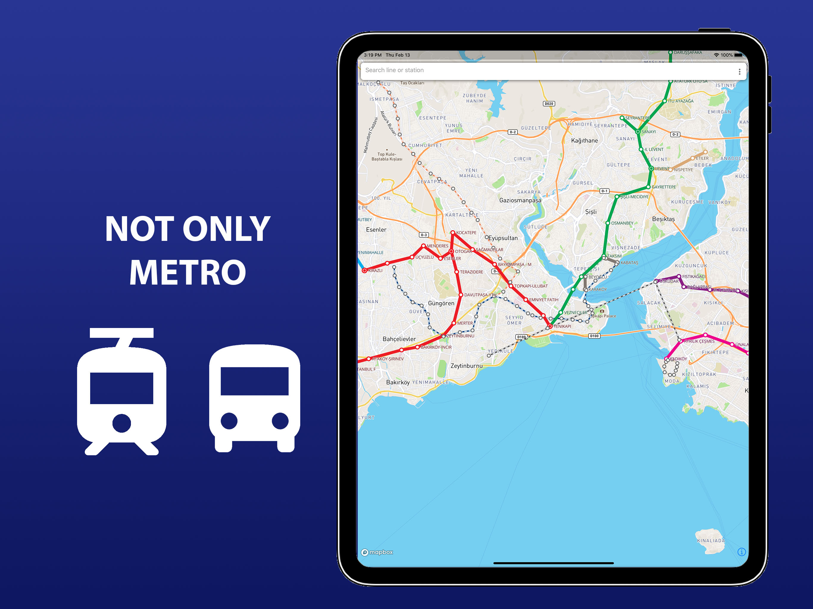 Public transport map Istanbul screenshot 10