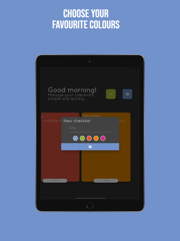 tDo - Todo and Checklist App