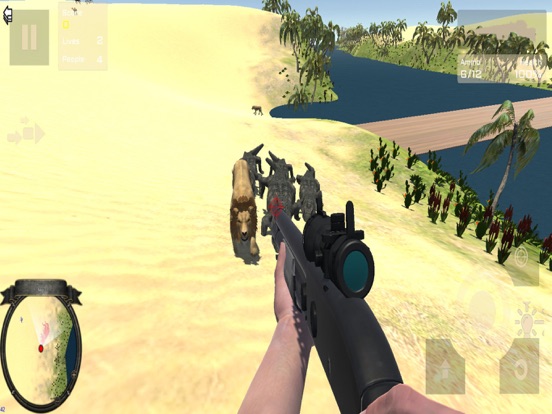 Screenshot #5 pour Desert Hunting Patrol 3D