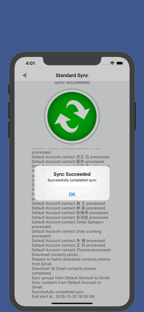 Contacts Sync, Backup & Clean