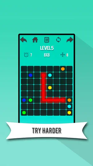 Draw Line - Hex Connect Puzzle screenshot 4