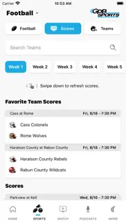 gpb sports iphone screenshot 2