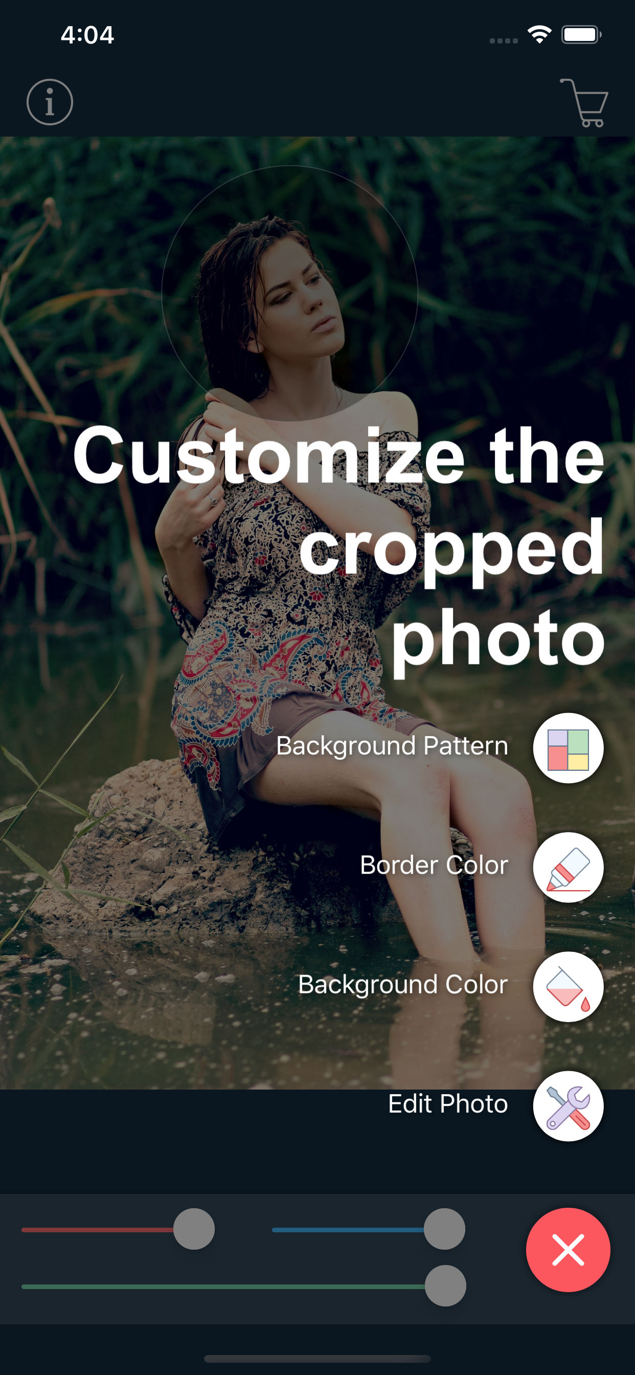 Circular Photo Cropping Tool screenshot 3
