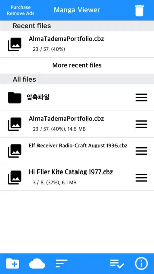 Manga Viewer - CBZ(CBR) Reader iPhone Screenshot 2