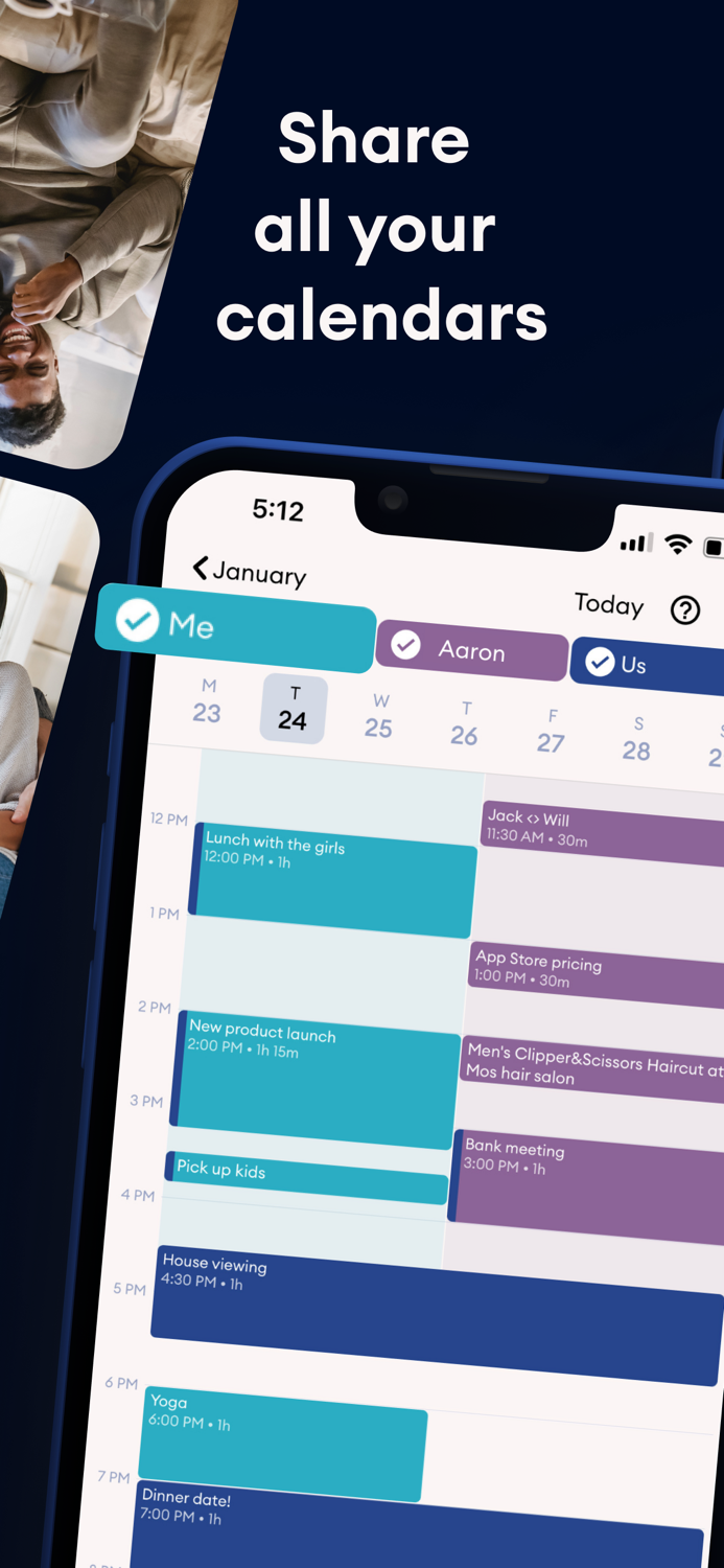 Cupla Couples Shared Calendar