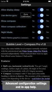 bubble level + compass pro iphone screenshot 3