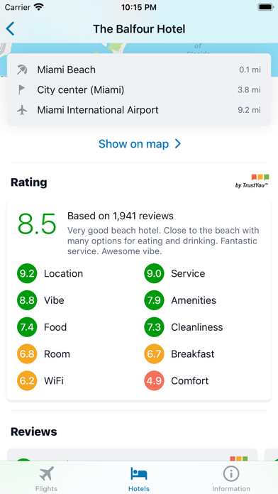 Flights at low prices Screenshot