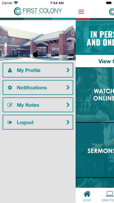First Colony Church of Christ Screenshot