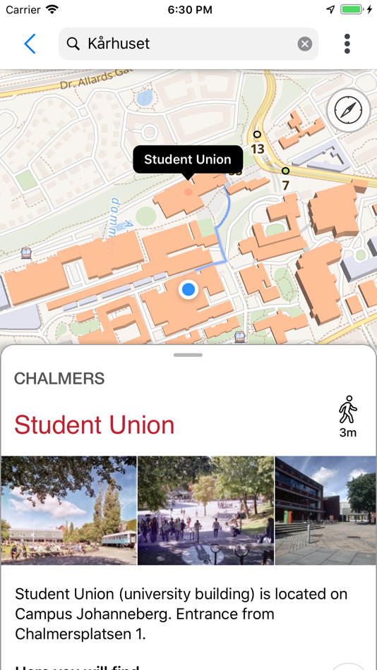 #3. Find Your Way on Campus (iOS) 由: Chalmers