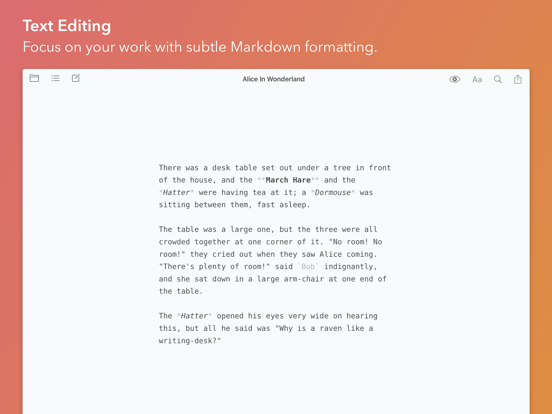 iWriter Pro iPad app afbeelding 6