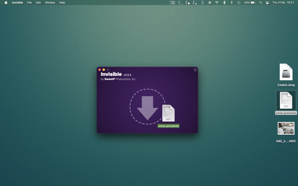 #1. Invisible (macOS) 来自: SweetP Productions, Inc.