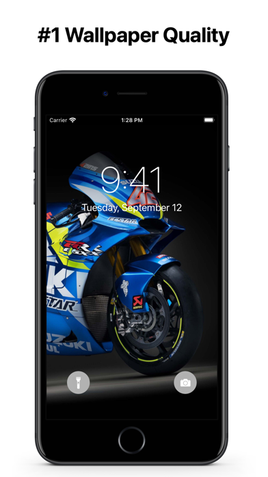 Screenshot #1 pour Moto GP Wallpapers 4K HQ Notch