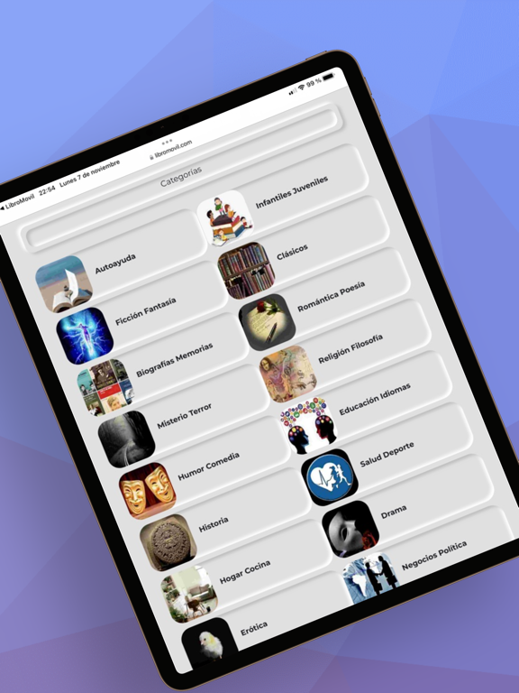 LibroMóvil 3D: Audiolibros y.. iPad screenshot 6 - Book app