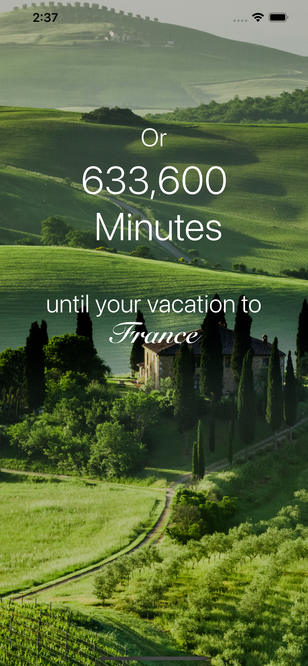 Vacation Countdown ·