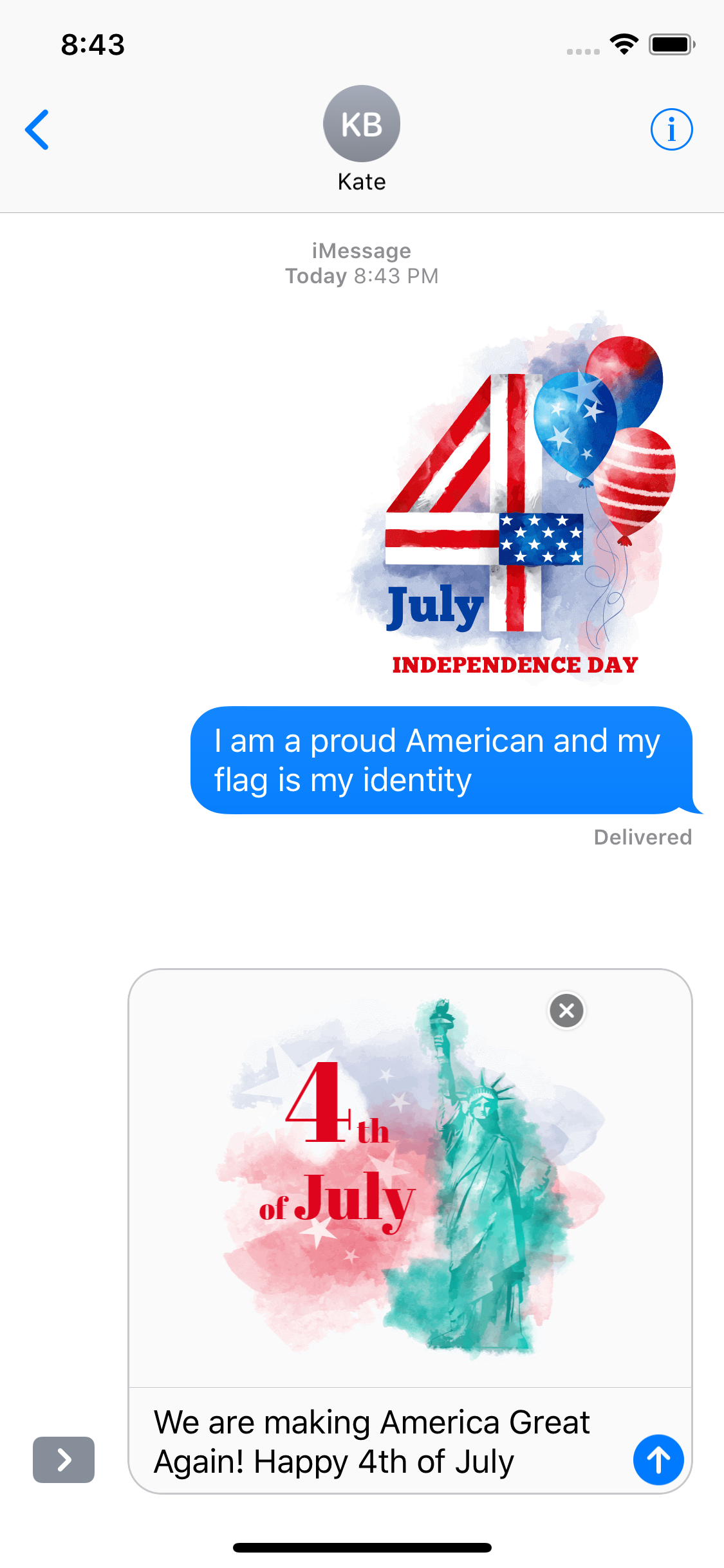 4th of July - Watercolor Pack