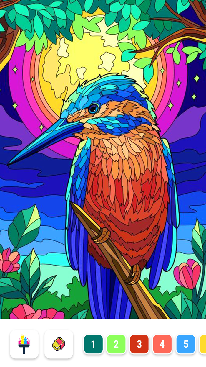 Coloring by number color games