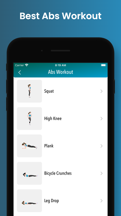 Abs Workout - Female Fitness Screenshot
