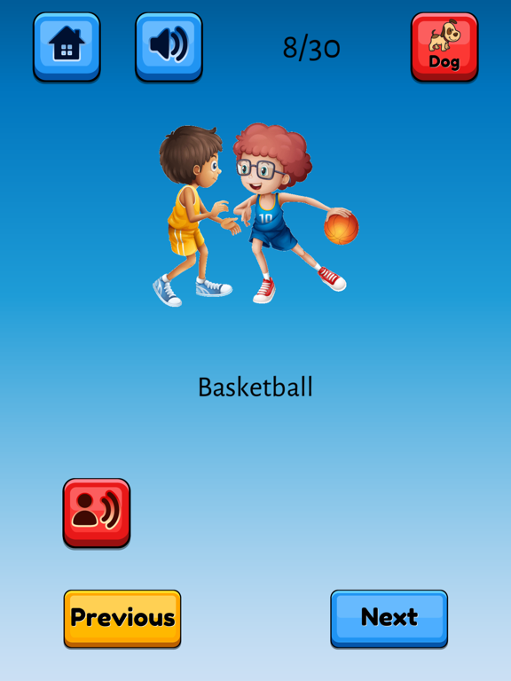 Fun English Flashcards Pro iPad screenshot