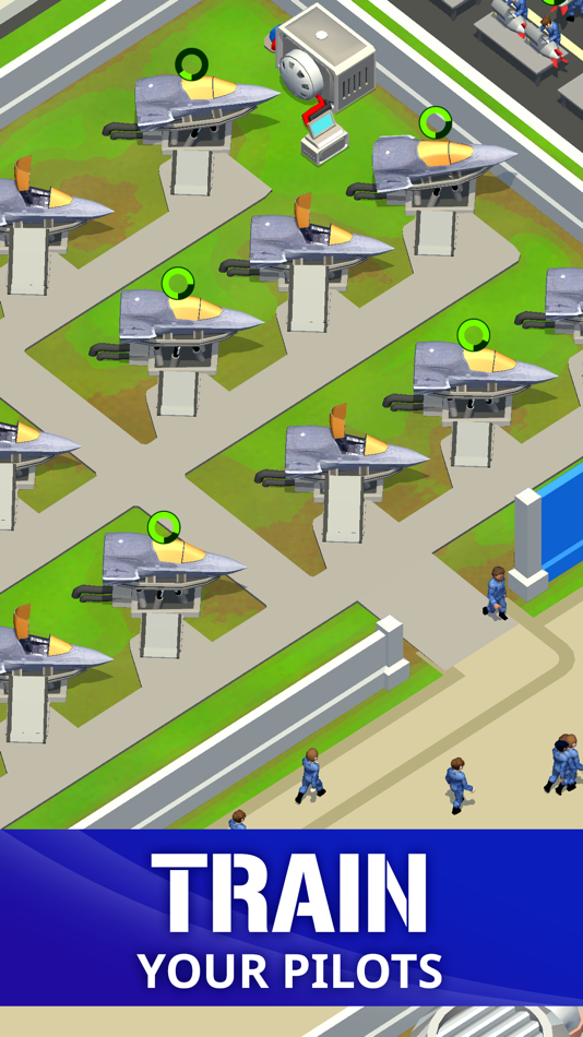 #2. Idle Air Force Base (iOS) 由: IsCool Entertainment
