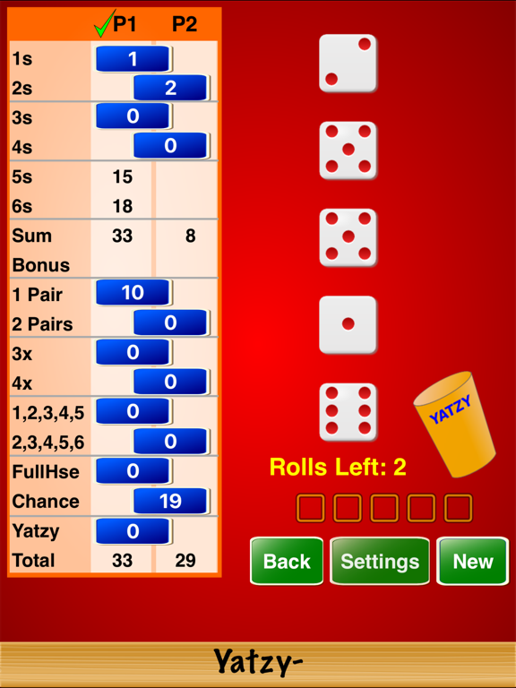 Screenshot #3 for Yatzy-