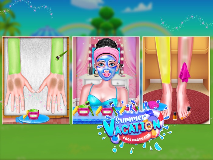 Summer Vacation Pool Party Fun