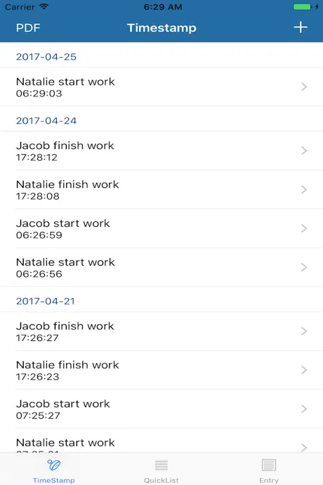 Easy Timestamp