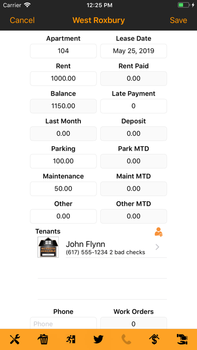 Landlord Property Manager Screenshot